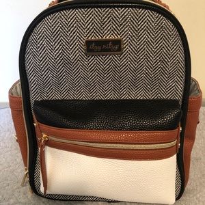 Itzy Ritzy Coffee & Cream Mini Backpack